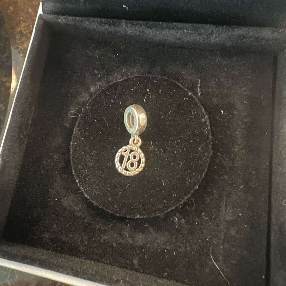 Pandora “18” charm